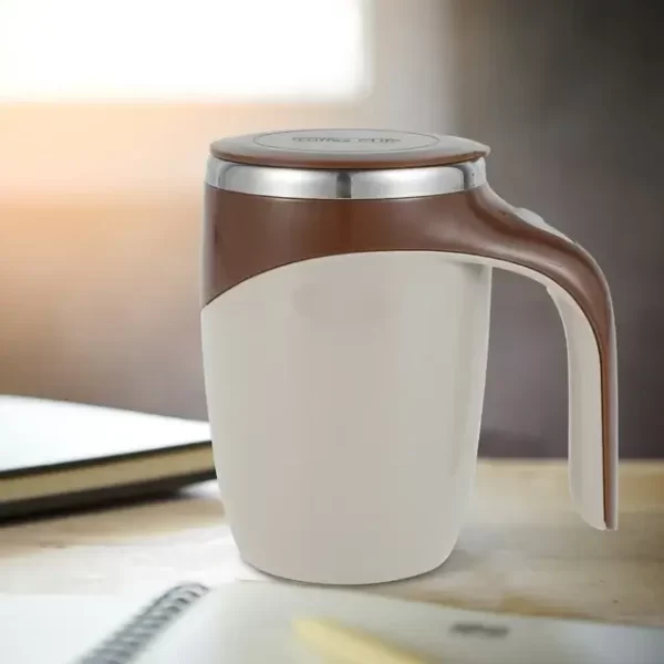 Self Stirring Mug USB Rechargeable 400ml Stainless Steel Magnetic Stirring Mug