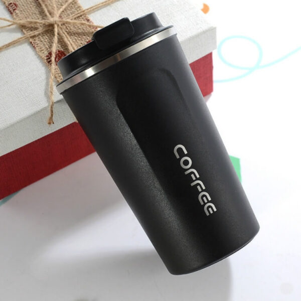 Double Layer 304 Stainless Steel Coffee Cup Travel Thermos 380ml