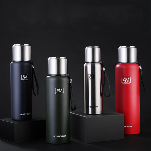 304 Stainless Steel Insulated Large Capacity Sports Water Bottle Outdoor Travel Kettle