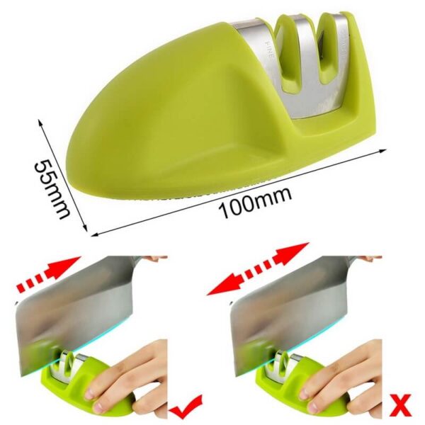 Household Two-Stage Multi-Functional Quick Knife Sharpener